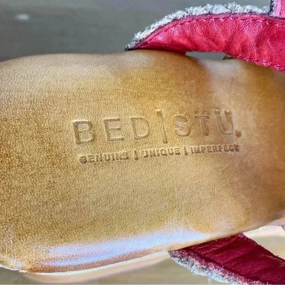 NEW Bed Stu Voicing Braided Leather Platform Sandals Size 9 - Picture 10 of 12